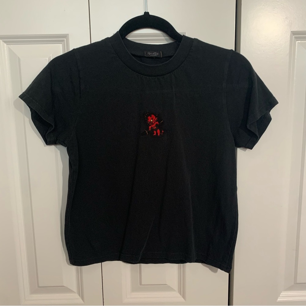 Brandy Melville John Galt Cropped Baby Tee